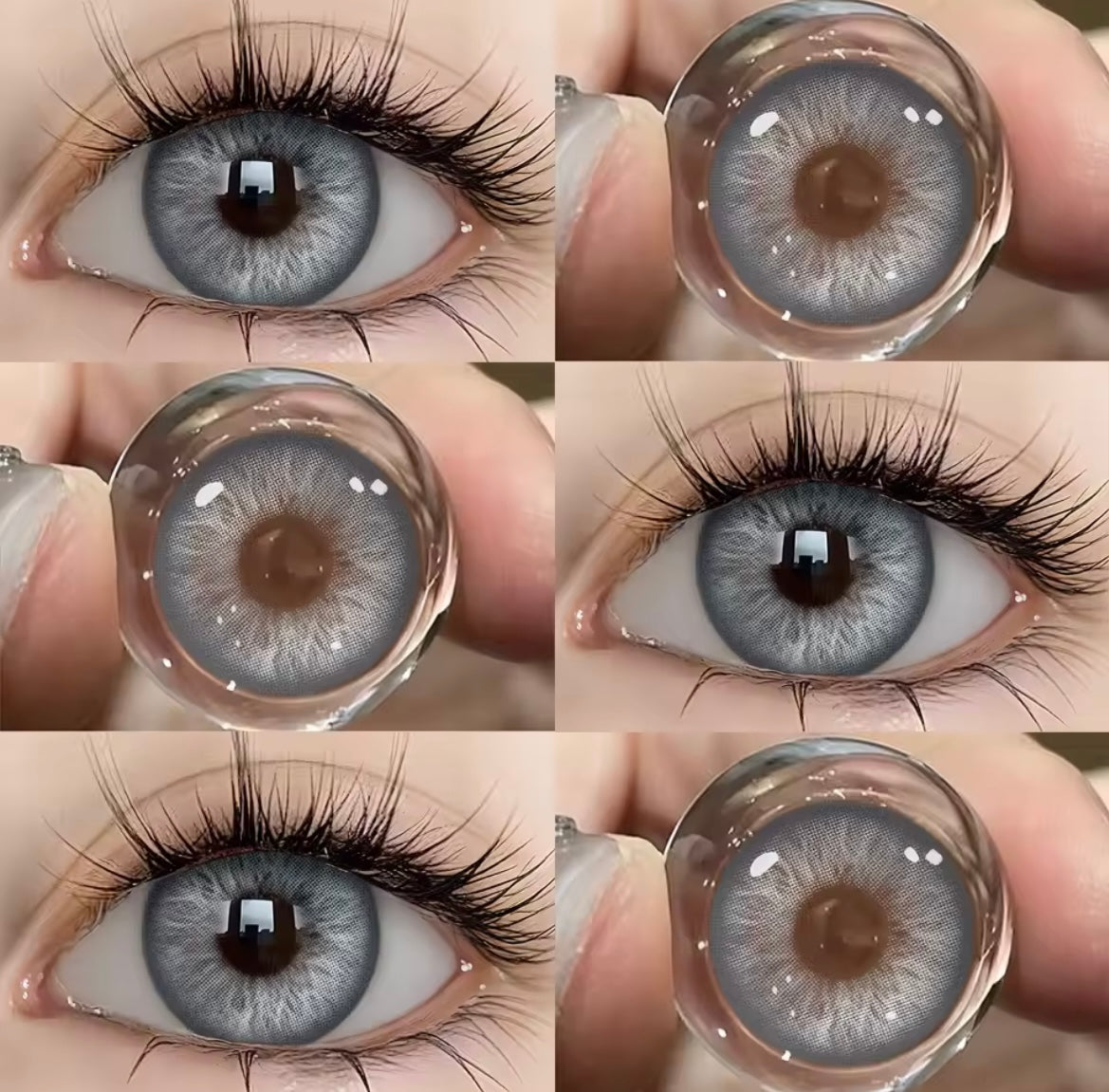 Colored Lenses | Cleopatra Grey