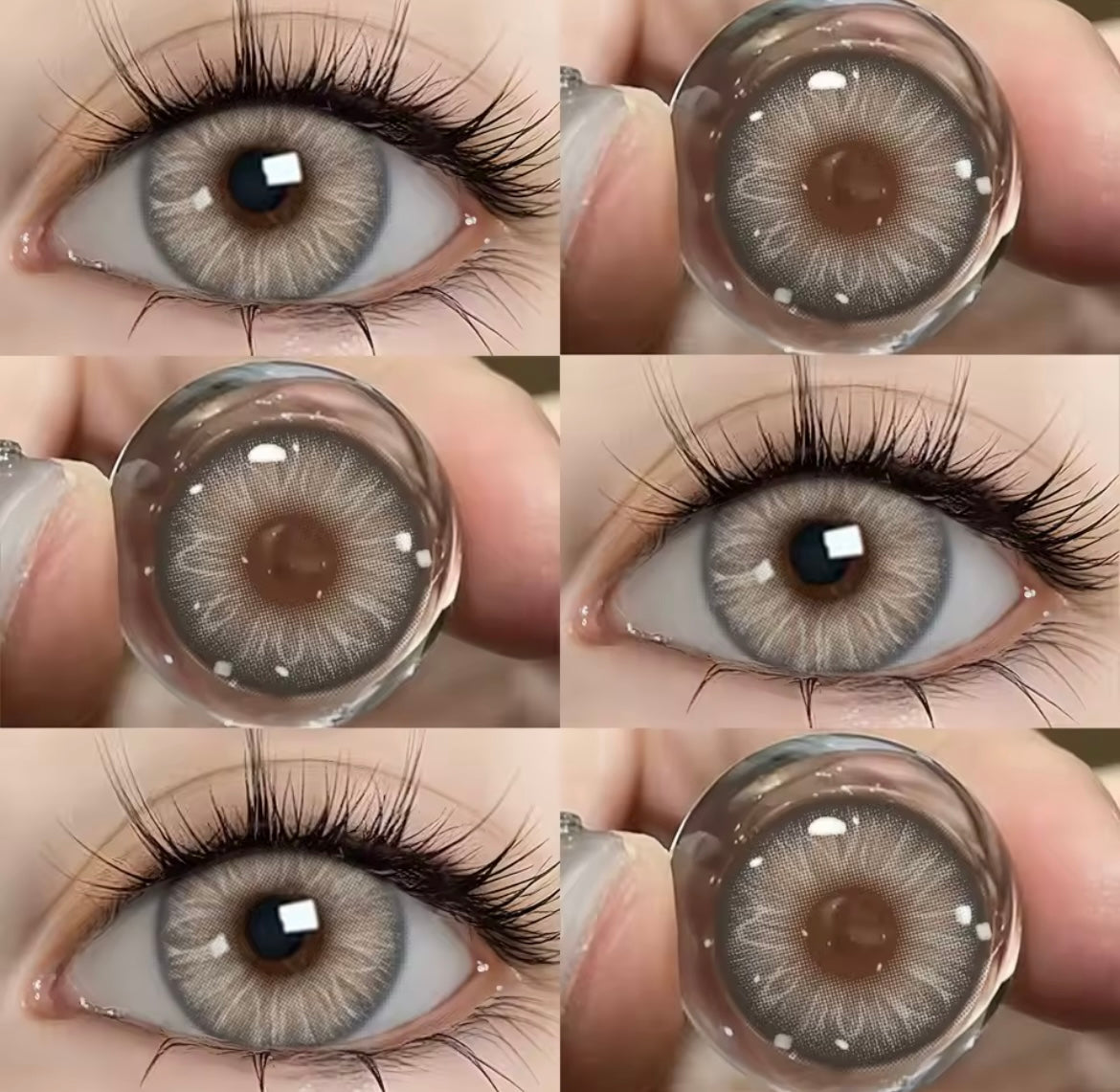 Colored Lenses | Cleopatra Iris Grey