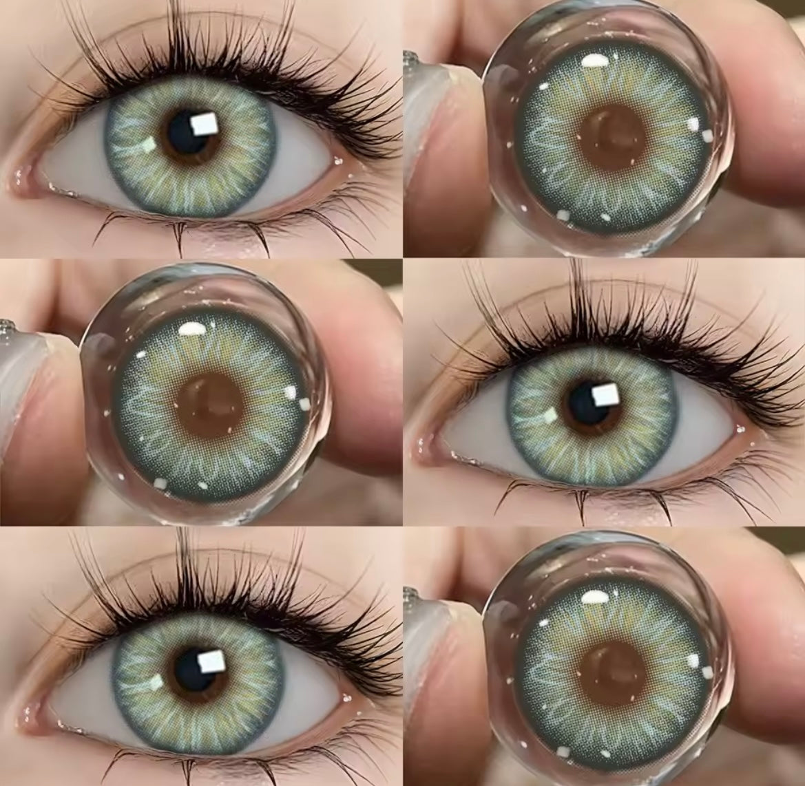Colored Lenses | Cleopatra Iris Green