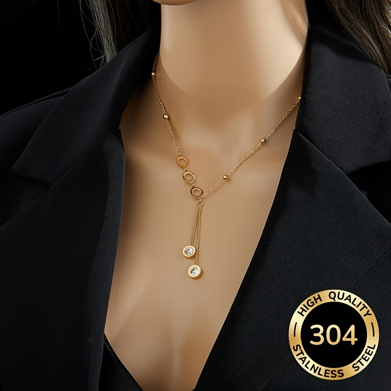 Collier doré avec motif
