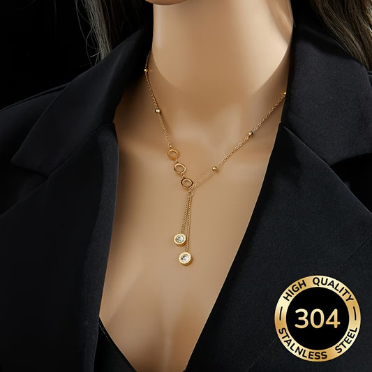 Collier doré avec motif